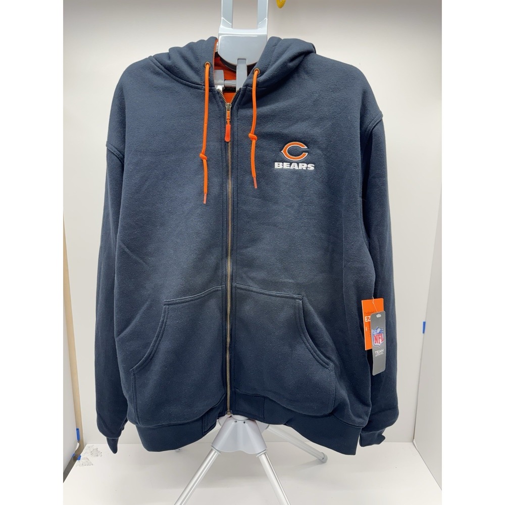 Chicago Bears Dunbrooke Heavy Lined Zip Hoodie Men's XL NFL NWT